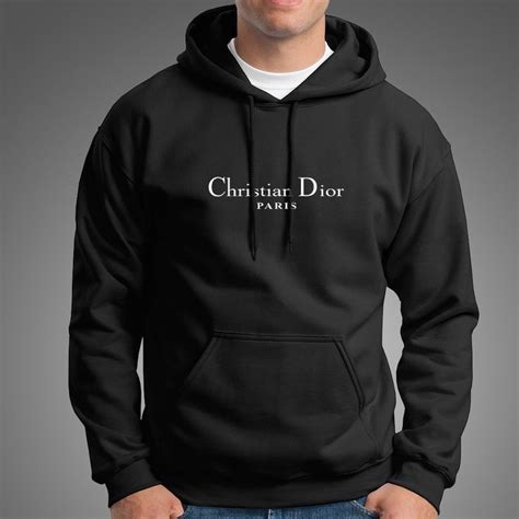 christan dior hoodie|black and white Dior hoodie.